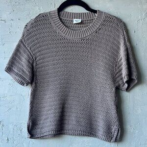 Abercrombie & Fitch Knit Short Sleeved Sweater
